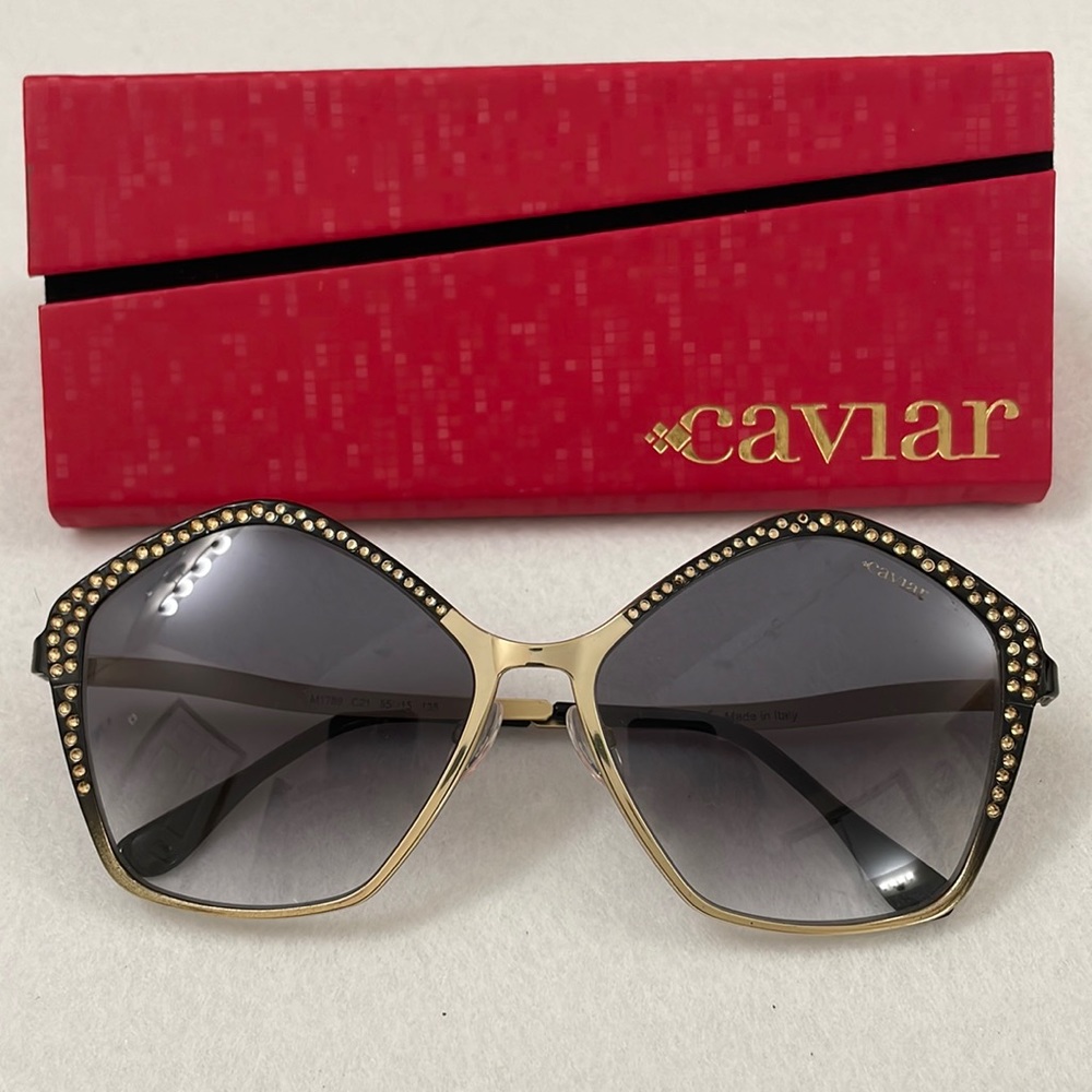 NEW Caviar Sunglasses with Swarovski Crystals